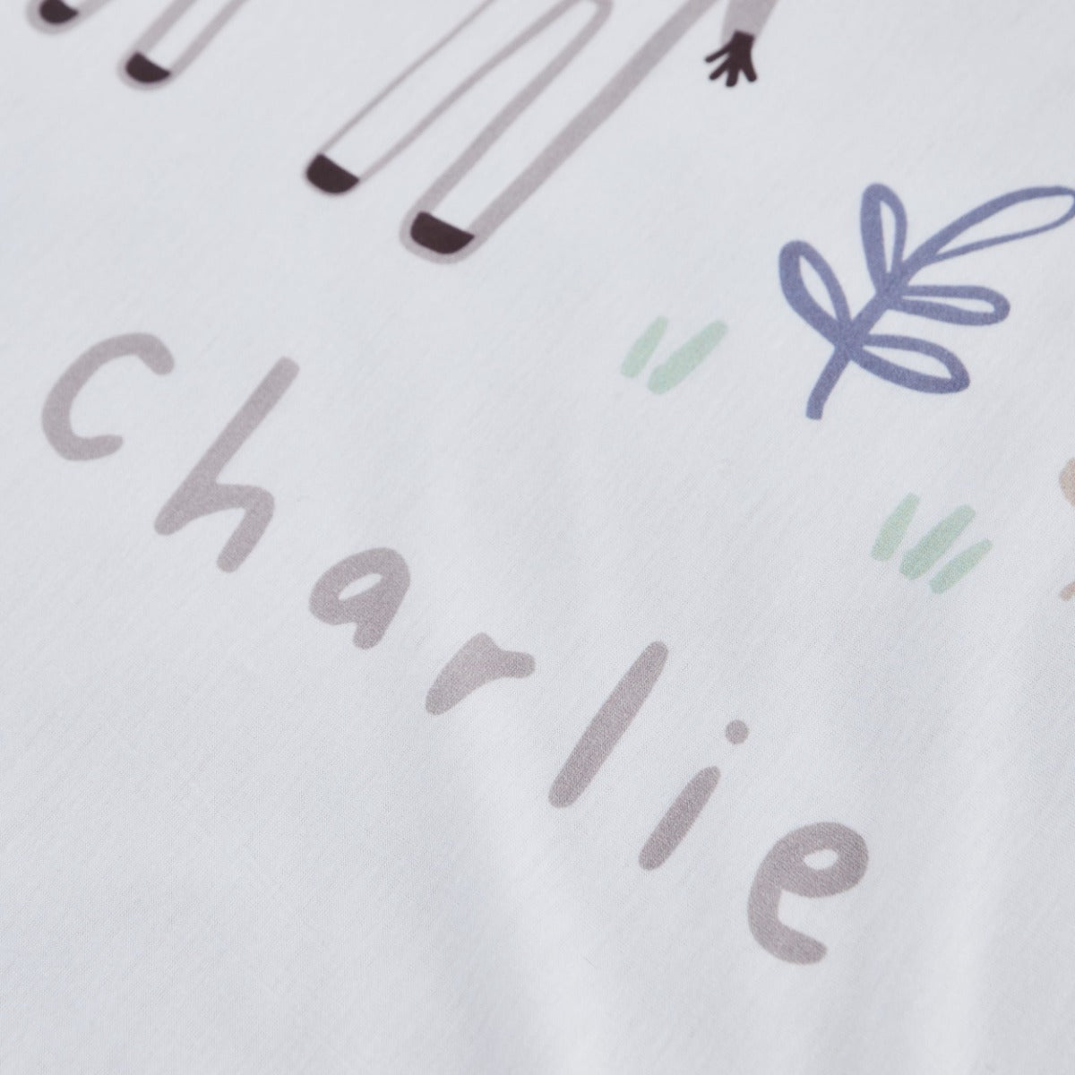 Personalised Hello World Jersey Blanket 