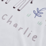 Personalised Hello World Jersey Blanket 
