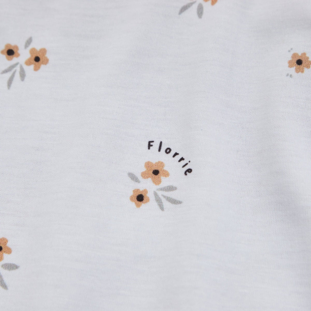 Personalised Yellow Floral Print Jersey Blanket