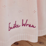 Personalised Cashmere Blend Pointelle Baby Blanket in Pink 