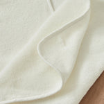 Personalised Ivory Born To Be Loved Hooded Towel
