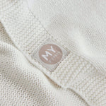 Personalised Born to be Loved Ivory Baby Shawl Blanket