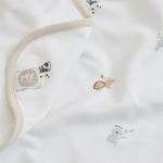 Personalised Safari Animal Jersey Blanket