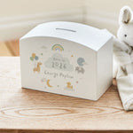 Personalised Born in 2026 Animal Money Box FSC®