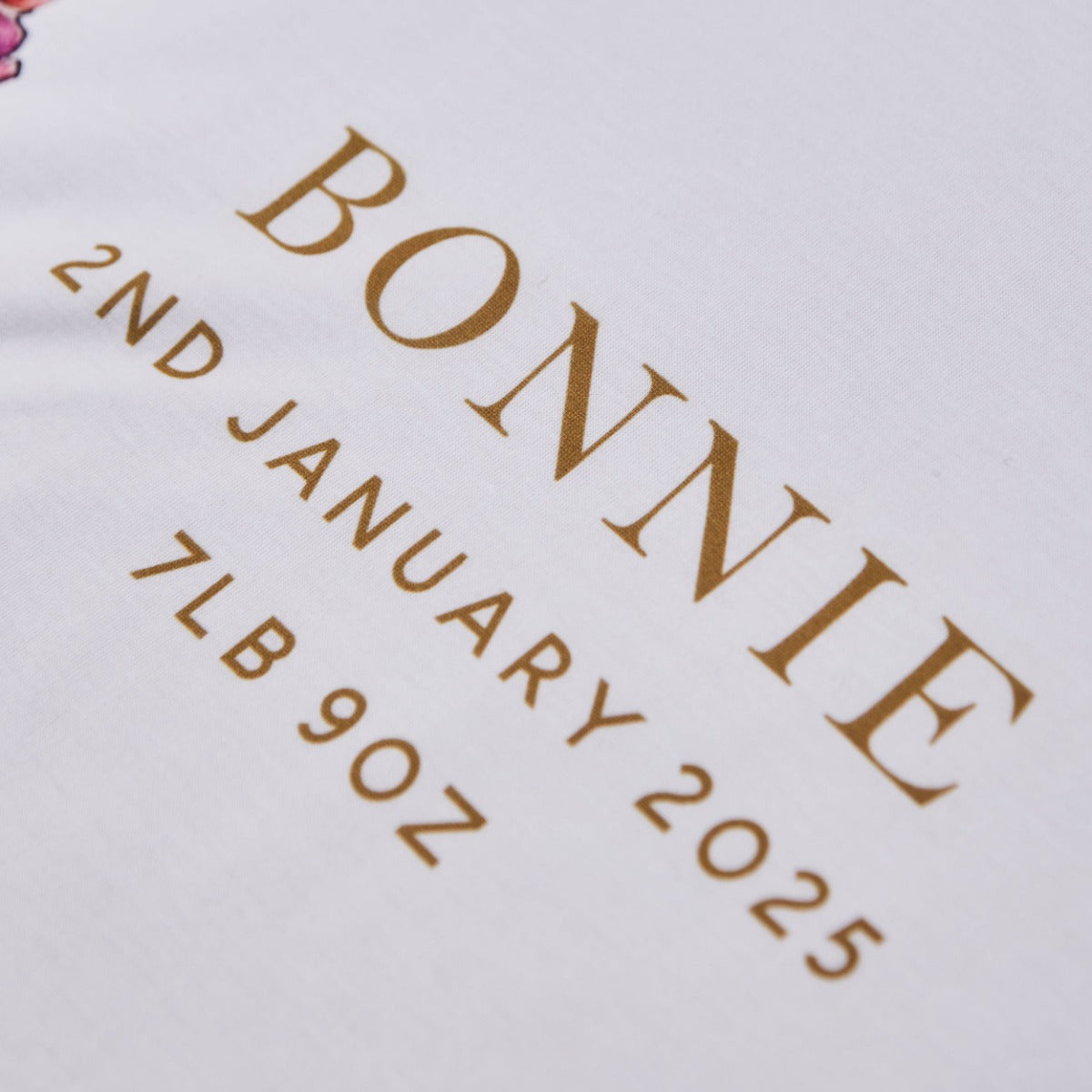 Personalised Flower Fairies™ Wreath Jersey Blanket