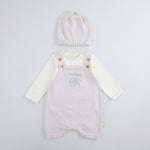 Personalised Elephant Design Knitted 3 Piece Outfit Set