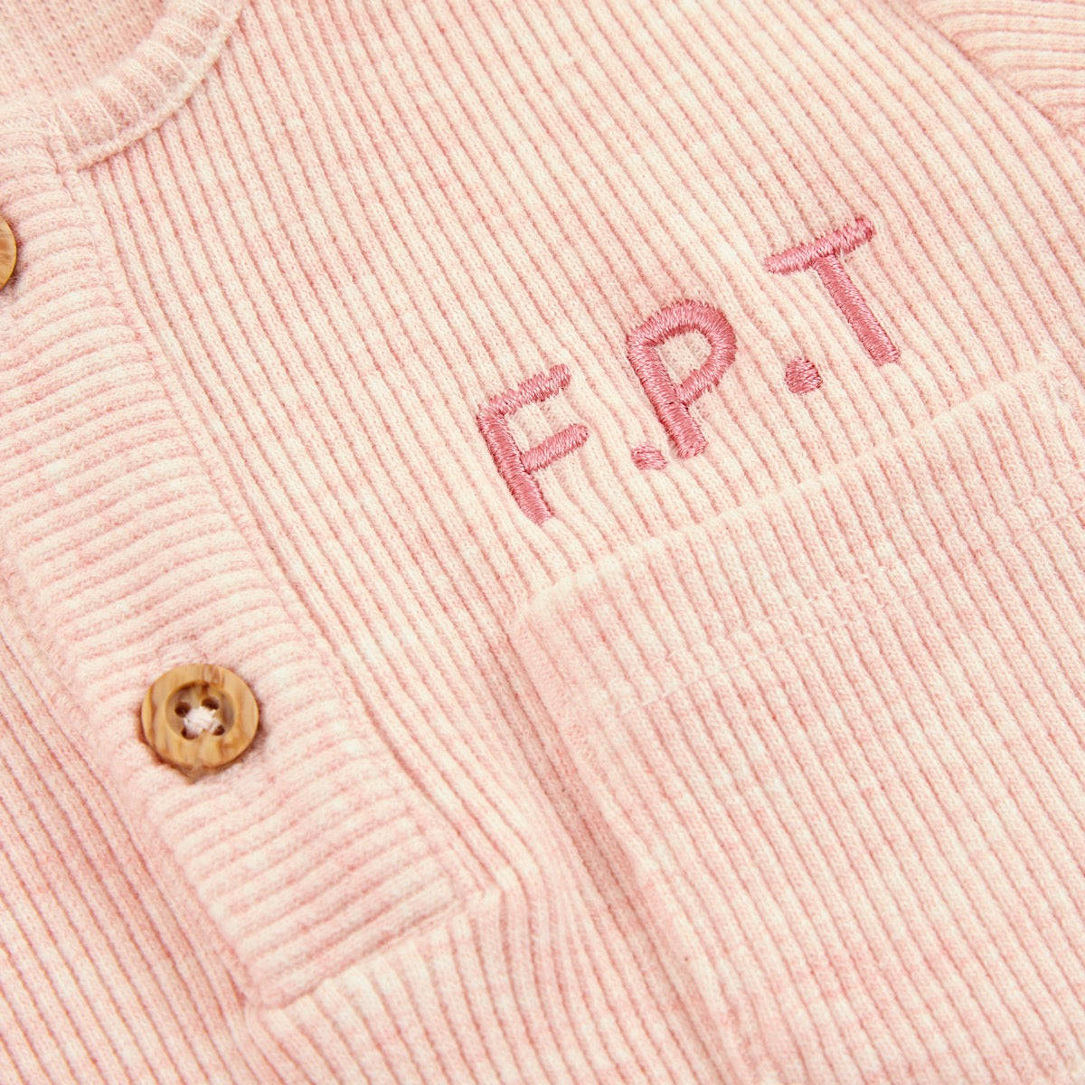 Personalised Pink Ribbed Jersey Outfit Set (3 piece)