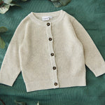 Personalised Oatmeal My 1st Christmas Cardigan by Name It
