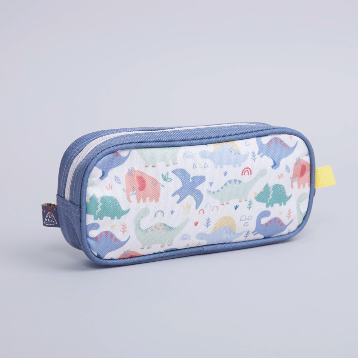Personalised Colourful Dinosaur Print Pencil Case