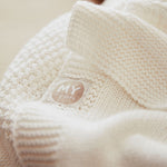 Personalised Ivory Cotton Baby Shawl