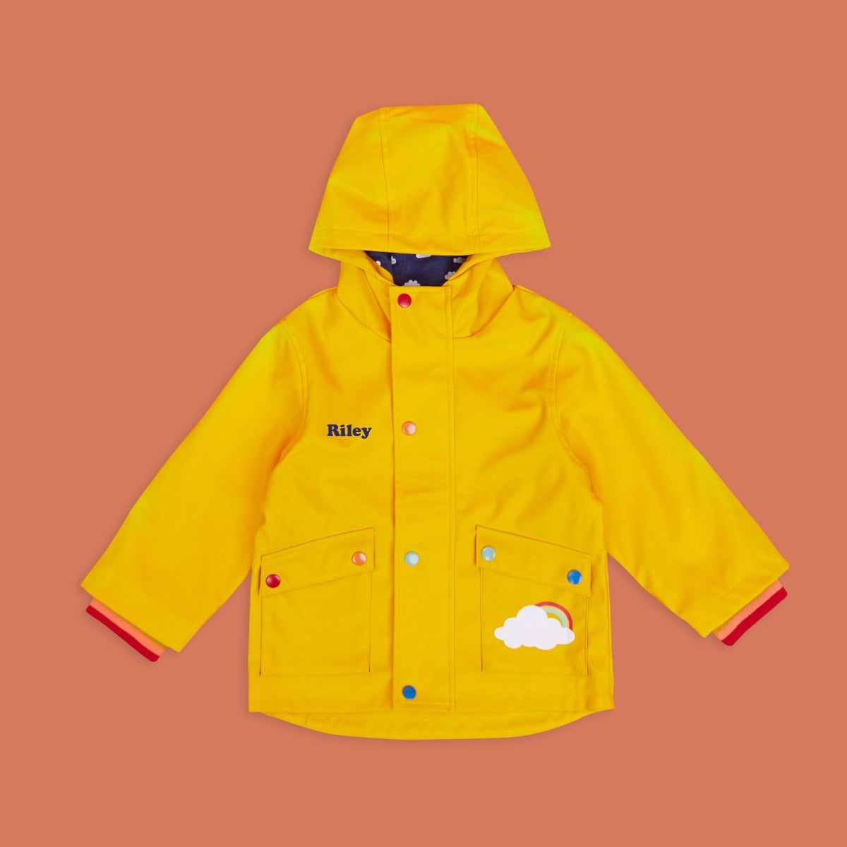 Personalised Yellow Raincoat