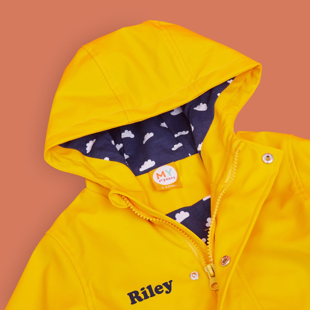 Personalised Yellow Raincoat