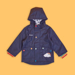Personalised Navy Raincoat