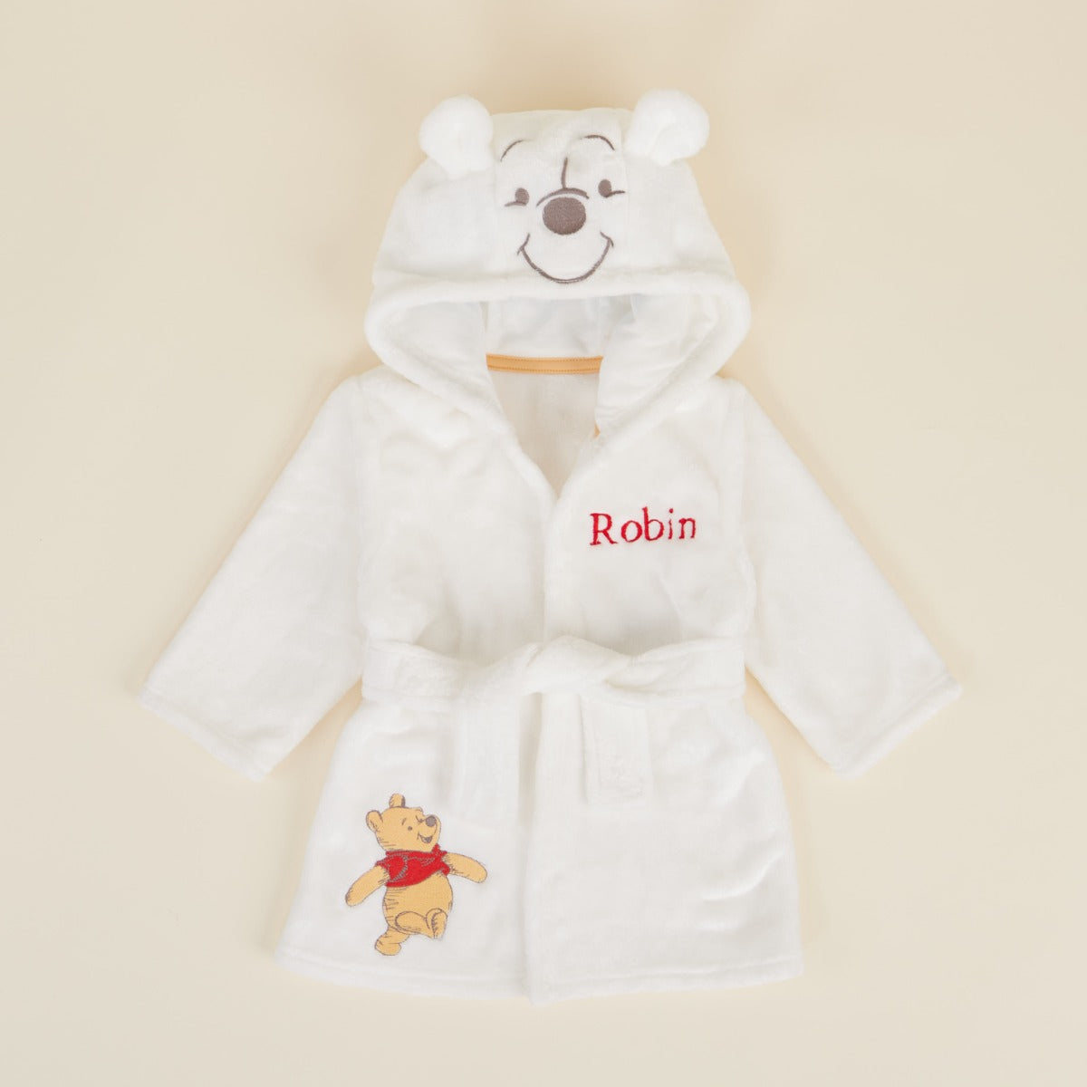Personalised Winnie The Pooh Fleece Dressing Gown