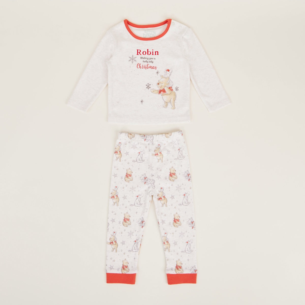Personalised Winnie The Pooh Christmas Pyjamas