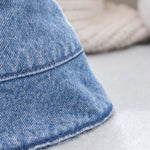 Personalised Dalmatian Denim Bucket Hat 