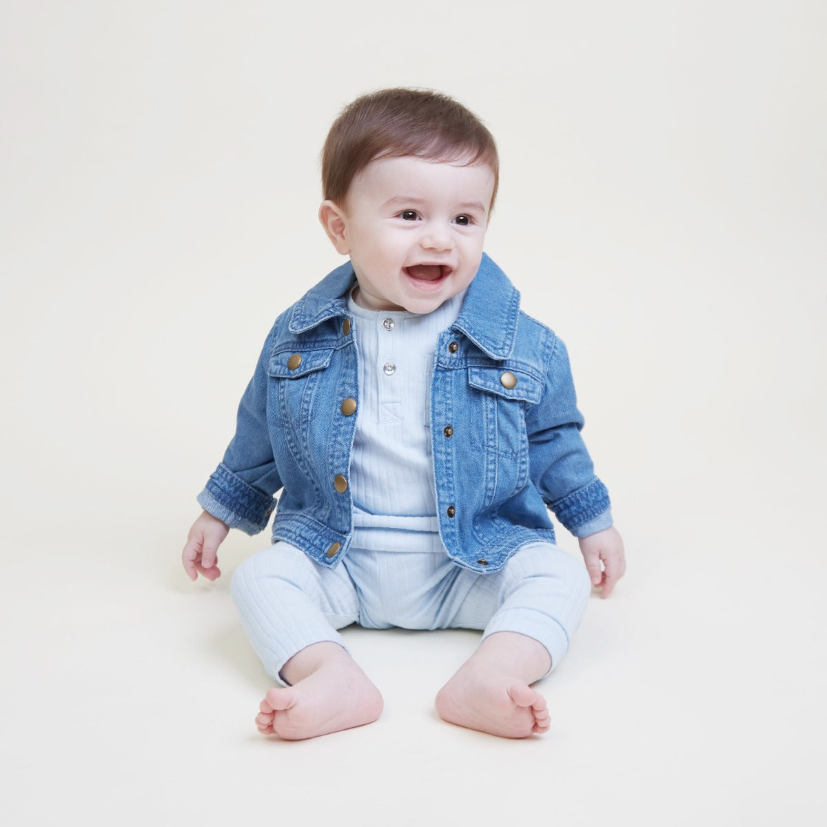 Personalised Floral Design Children's Denim Jacket