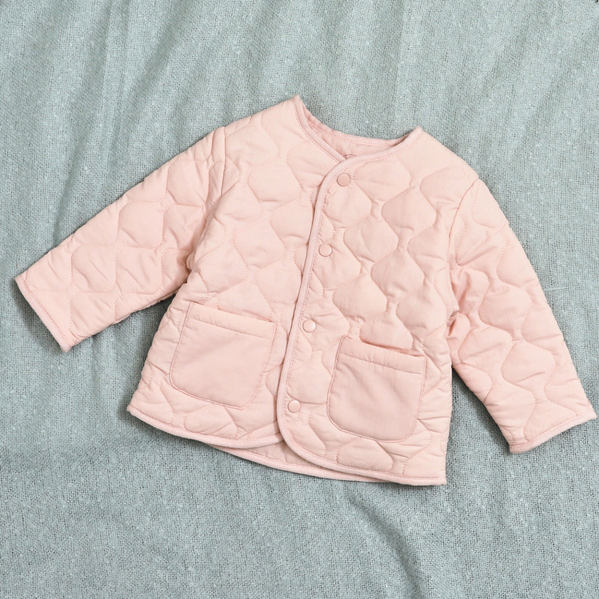 Personalised Bumblebee Pink Quilted Jacket 