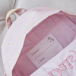 Personalised Gingham Floral Classic Mini Backpack