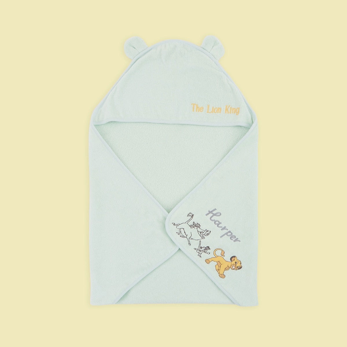 Personalised Disney The Lion King Hooded Towel