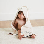 Personalised Cream Lion Hooded Towel