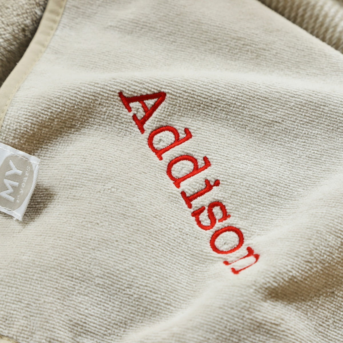 Personalised Reindeer Hooded Towel