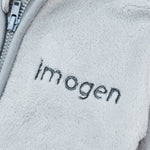 Personalised Grey Children's Fleece Onesie
