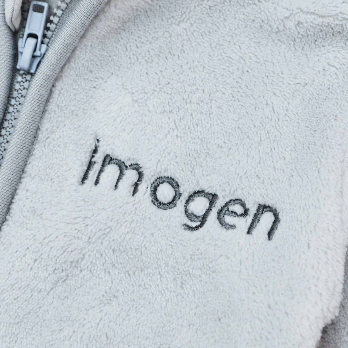 Personalised Grey Children's Fleece Onesie