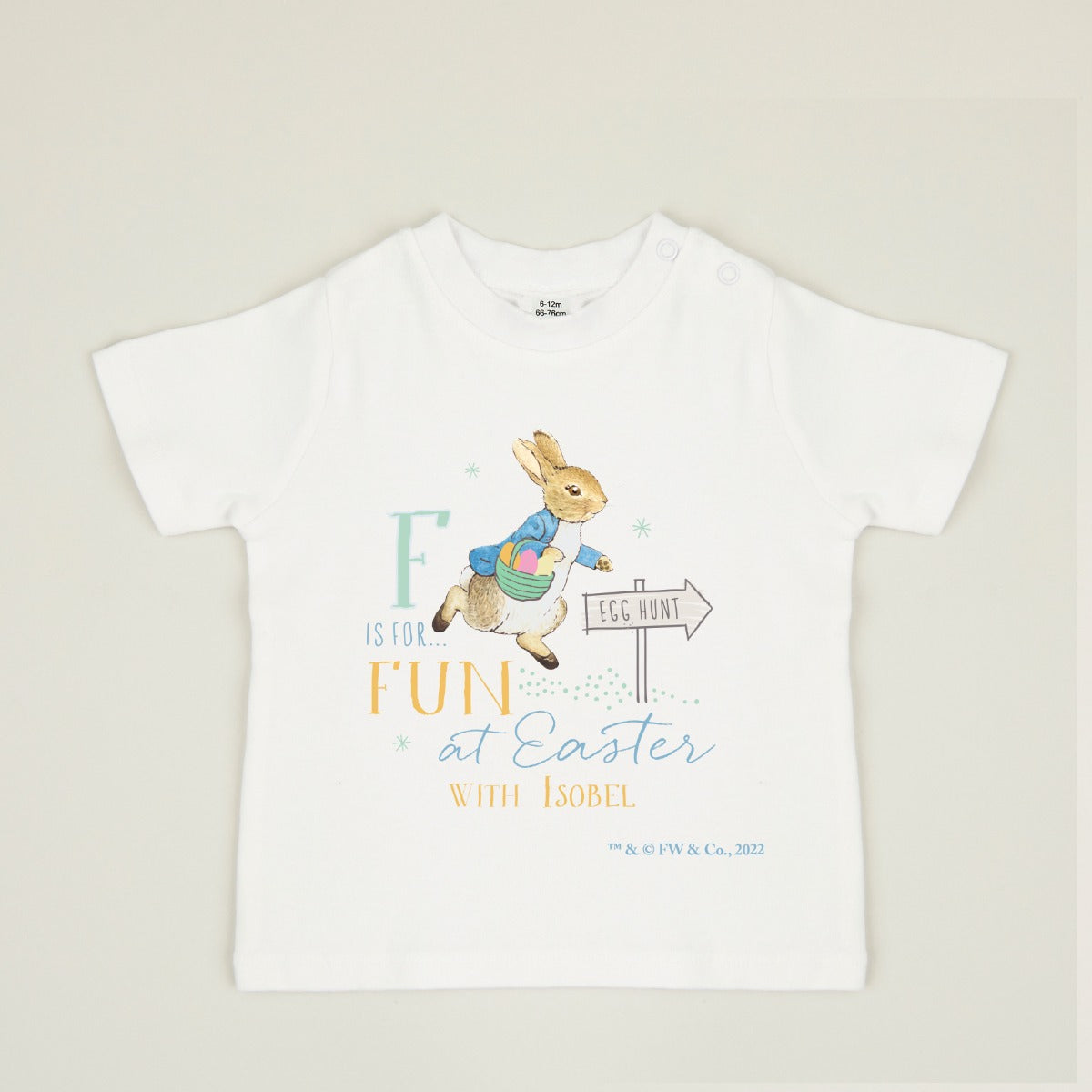 Personalised Easter Peter Rabbit T-Shirt