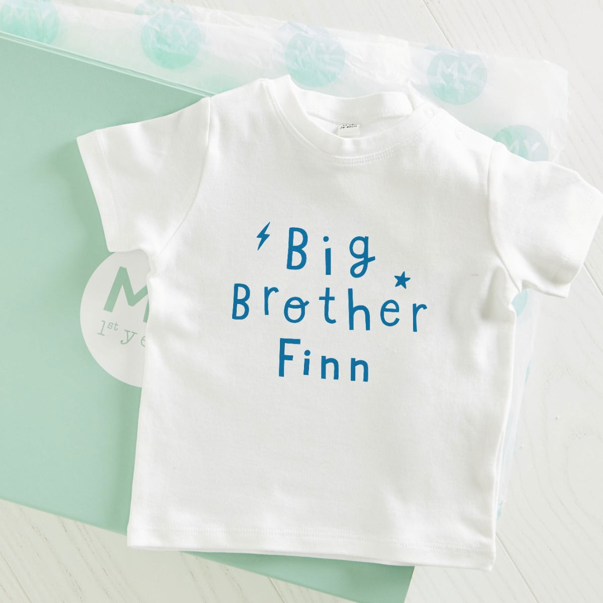 Personalised White Big Brother T-shirt
