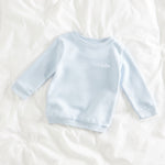 Personalised Blue Embroidery Sweatshirt