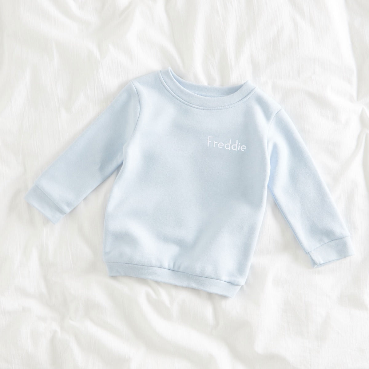 Personalised Blue Embroidery Sweatshirt