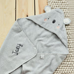 Personalised Koala Hooded Towel