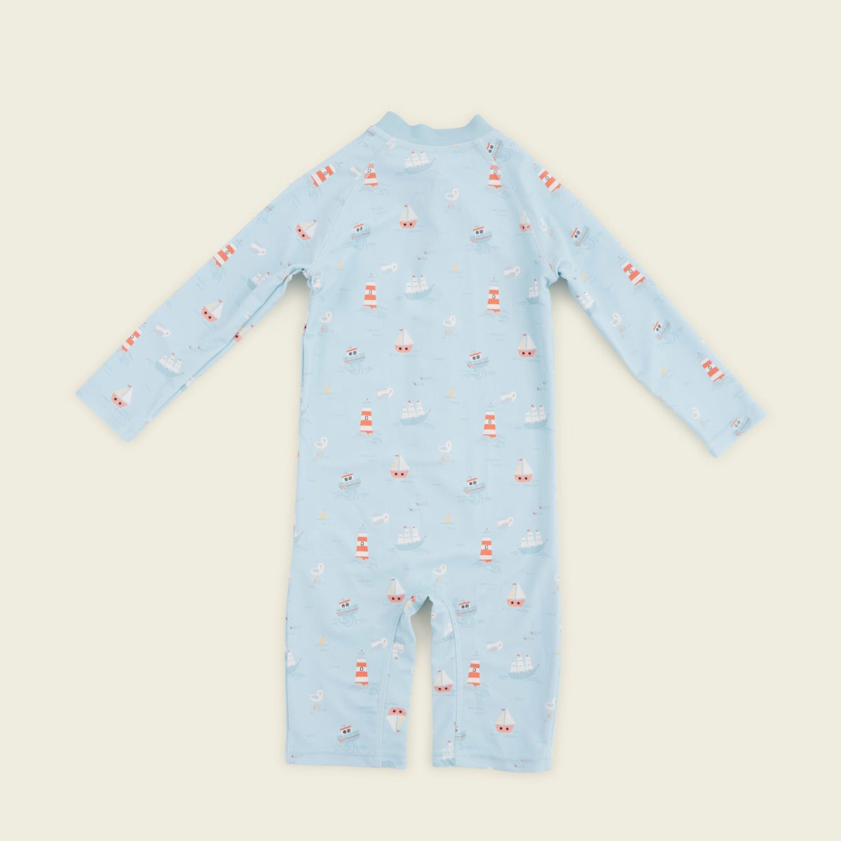 Personalised Blue All-in-One Swimsuit