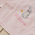 Personalised Flopsy™ Bunny Pink Denim Jacket