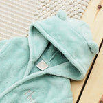 Personalised My 1st Years Gift Box Blue Hooded Fleece Robe