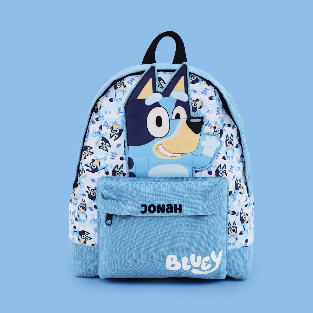 Personalised Bluey Leaf Print Backpack