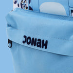 Personalised Bluey Leaf Print Backpack
