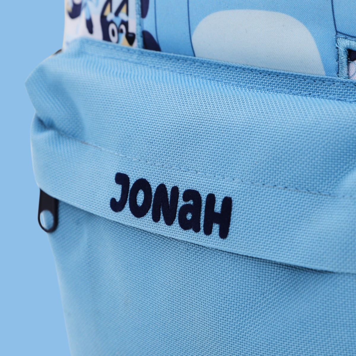 Personalised Bluey Leaf Print Backpack