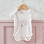 Personalised Strawberry Pink Birthday Bodysuit