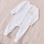 Personalised 'Happy Diwali' Pink Star Sleepsuit