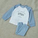 Personalised 2026 New Year Blue Jersey Pyjamas