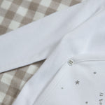 Personalised Too Cute To Spook Wrap Sleepsuit & Hat Set