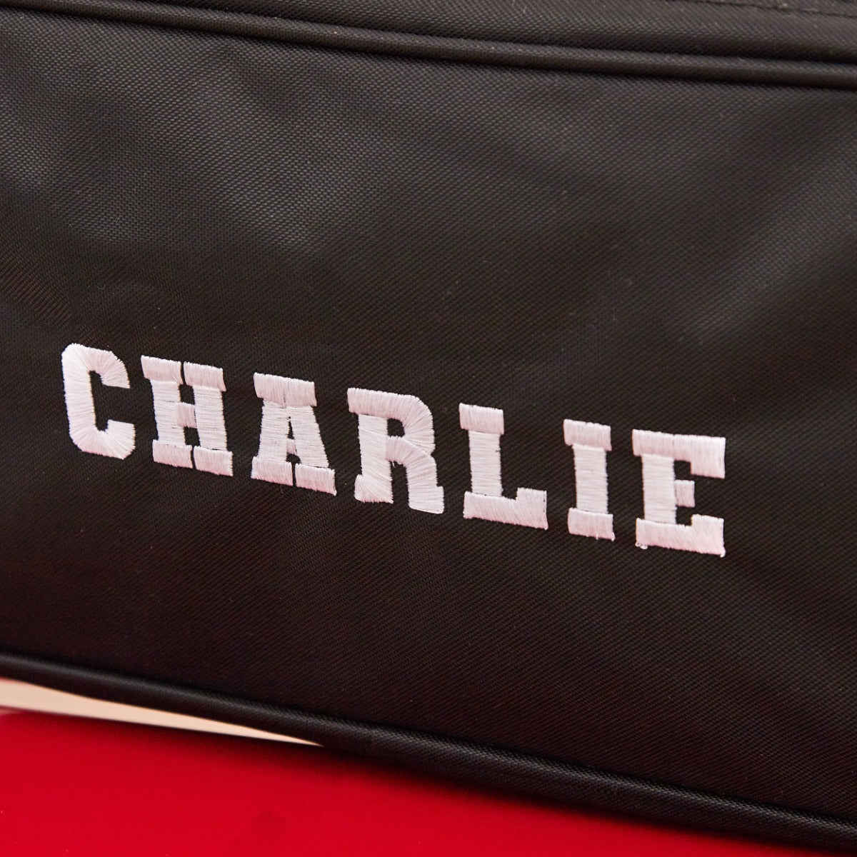 Personalised Black Boot Bag