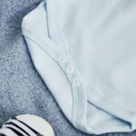 Personalised Blue Rainbow Baby Bodysuit