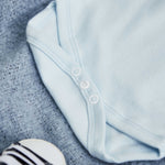Personalised Blue Rocket Baby Bodysuit