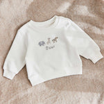 Personalised Safari Ecru Sweatshirt