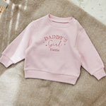 Personalised Daddy’s Girl Pink Sweatshirt