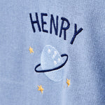 Personalised Space Design Blue Sweatshirt