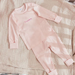 Personalised Pink Pyjama Set